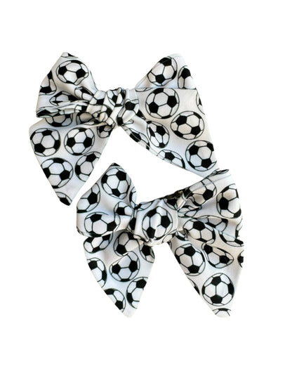 *Soccer Hair Bows