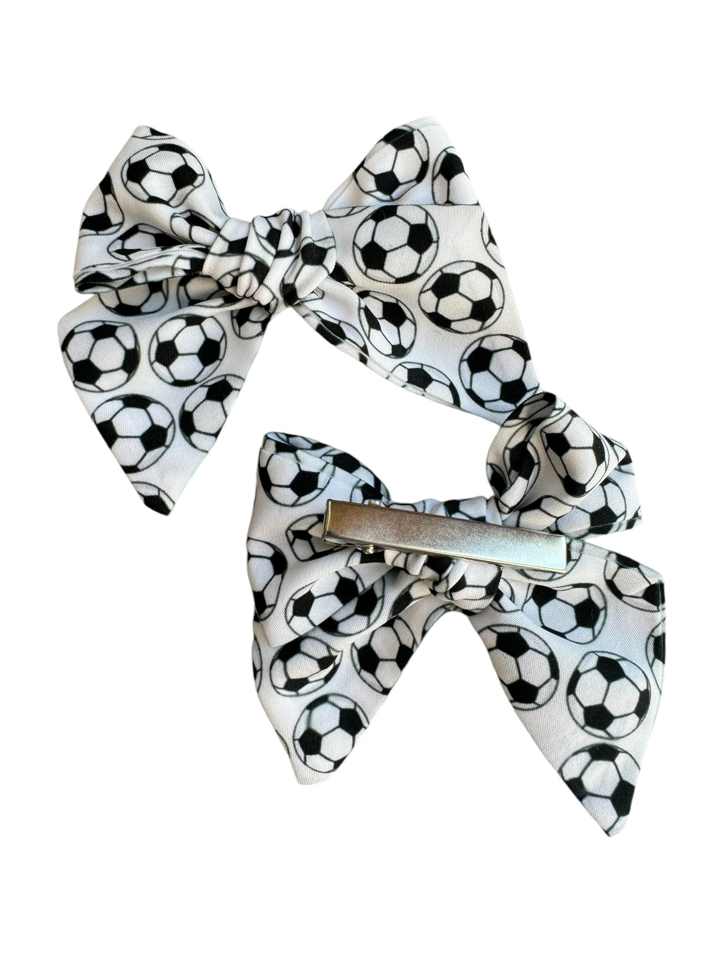 *Soccer Hair Bows