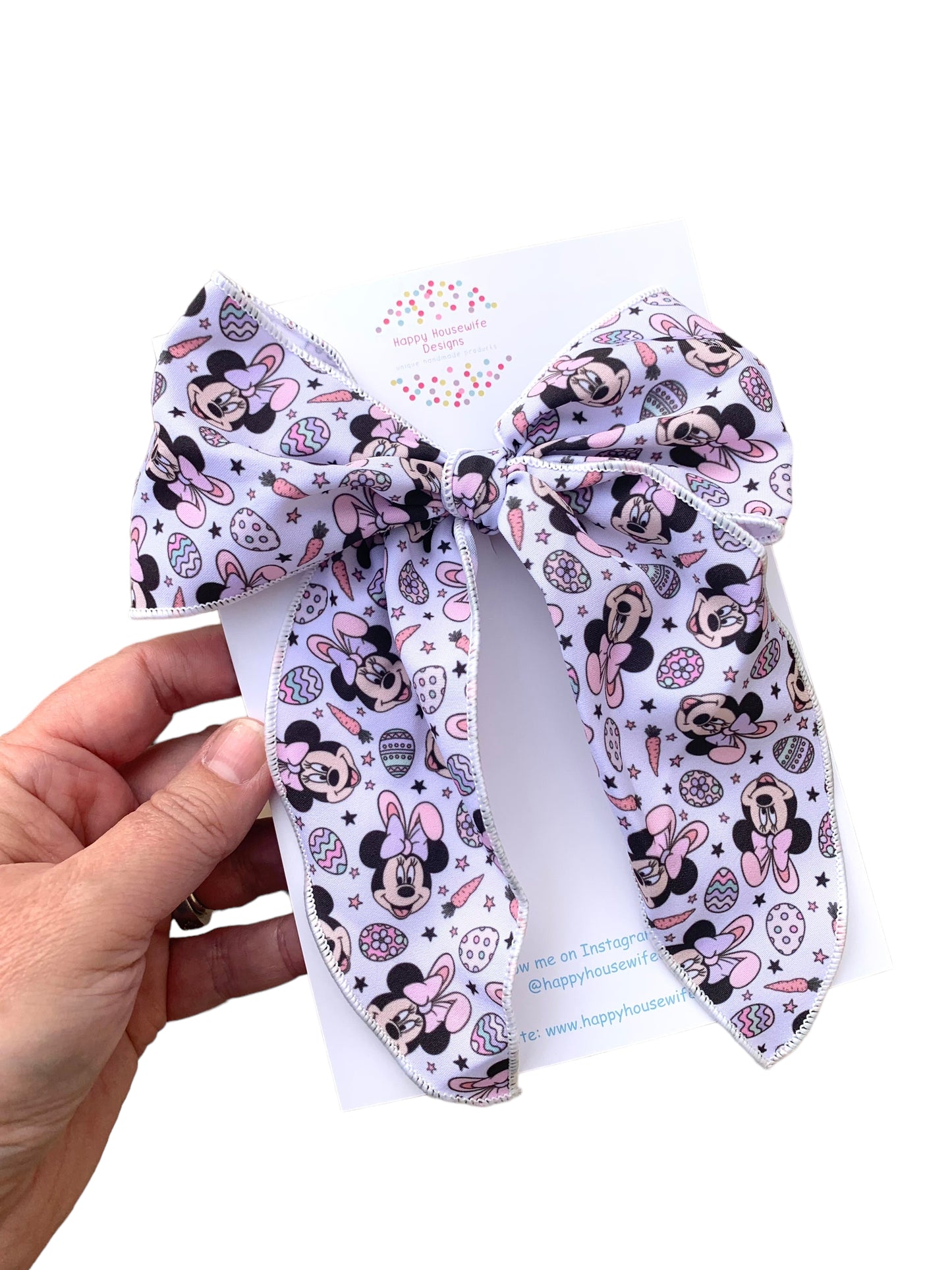 *Easter Minnie Hair Bows