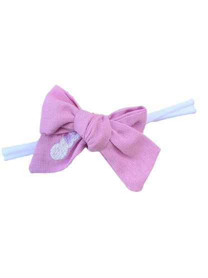 *Linen Bunny Hair Bows