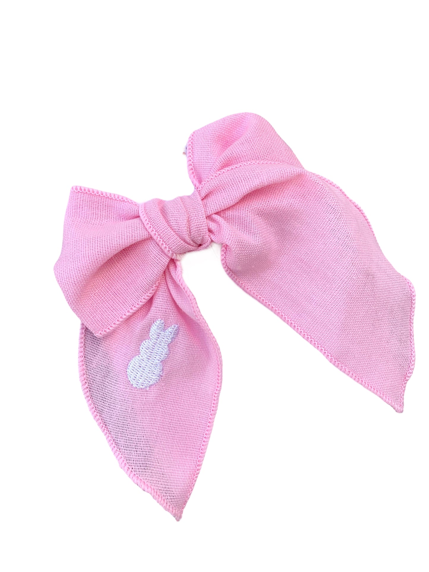 *Linen Bunny Hair Bows