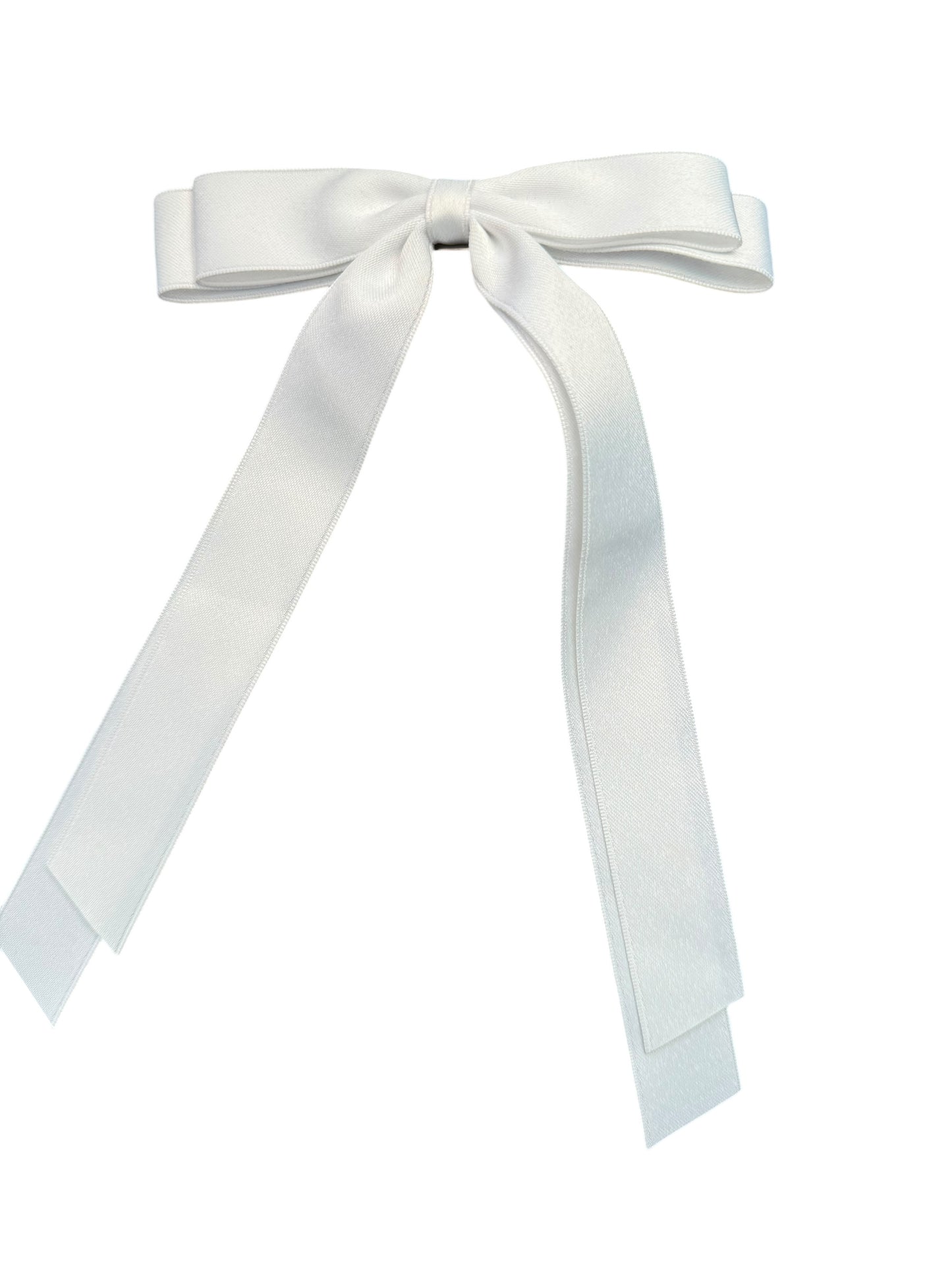 *Double Streamer Satin Hair Bow