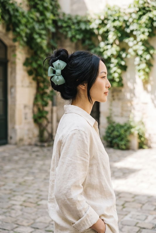 Bow Claw Clip | Bow-Shaped Hair Claw for Girls & Women