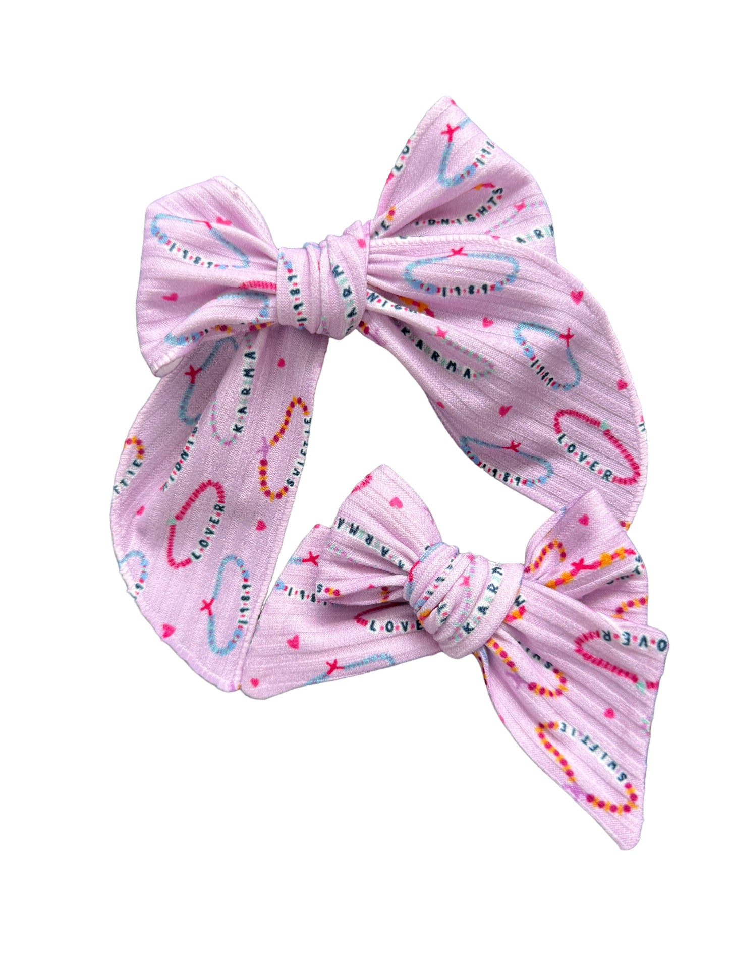 *Friendship Bracelet Hair Bows