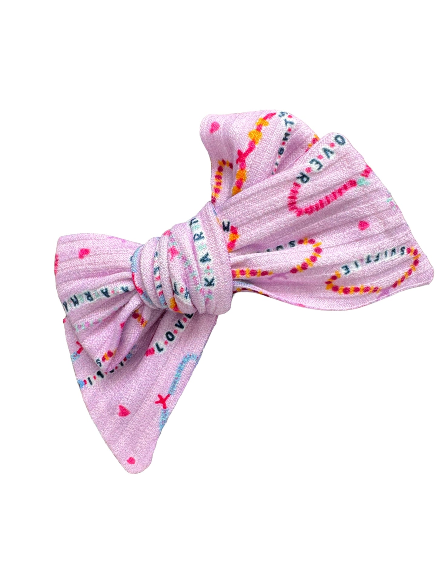 *Friendship Bracelet Hair Bows