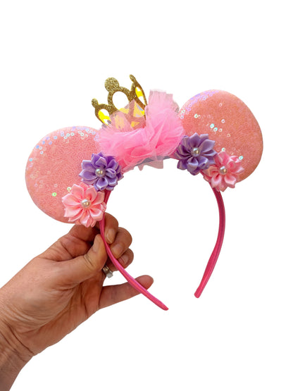Crown Princess Mouse Ear Headbands