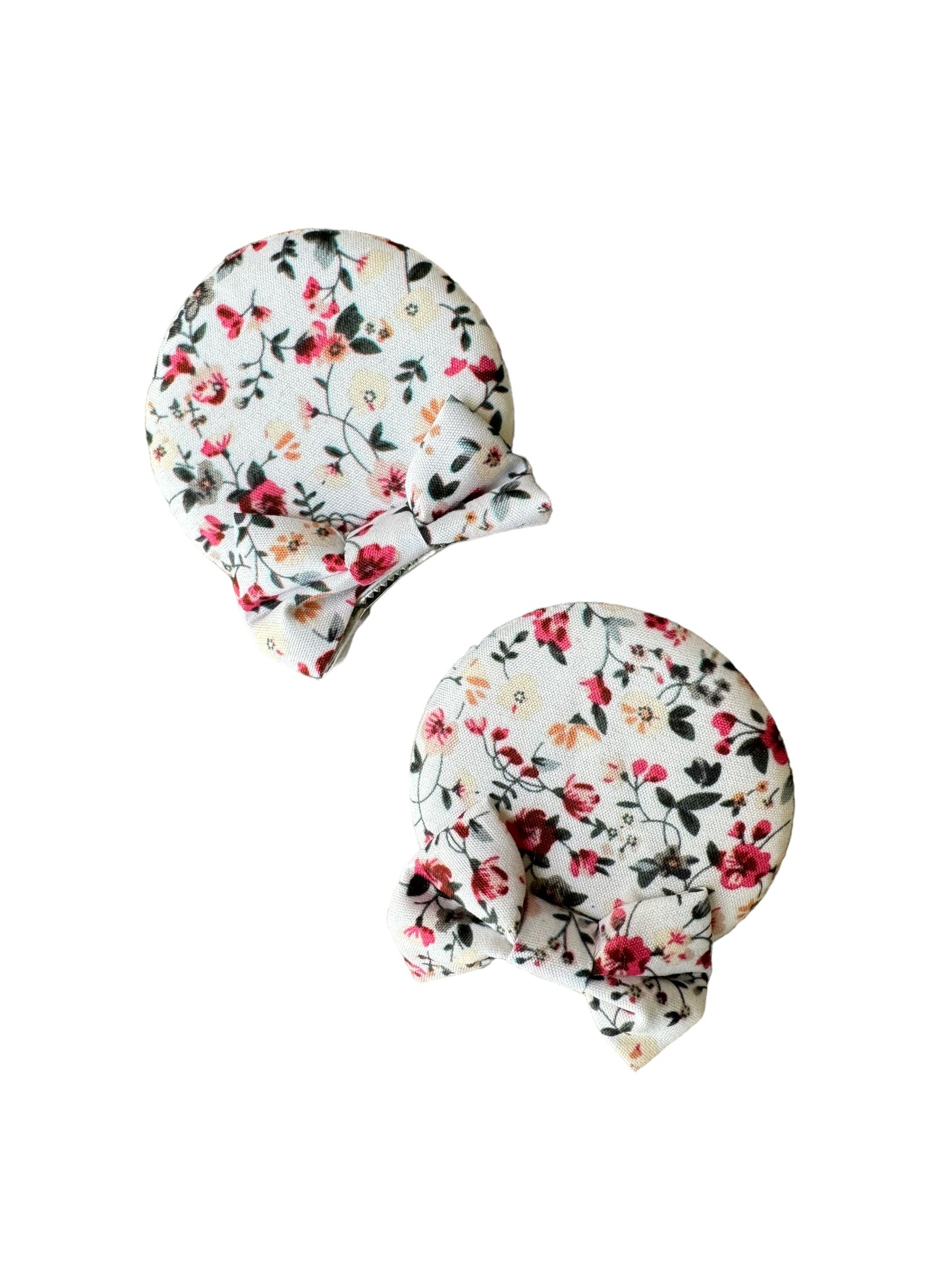 *Floral Mouse Ear Clips