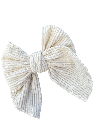 Ribbed Corduroy Hair Bows for Girls – Small Corduroy Bows with Alligator Clip