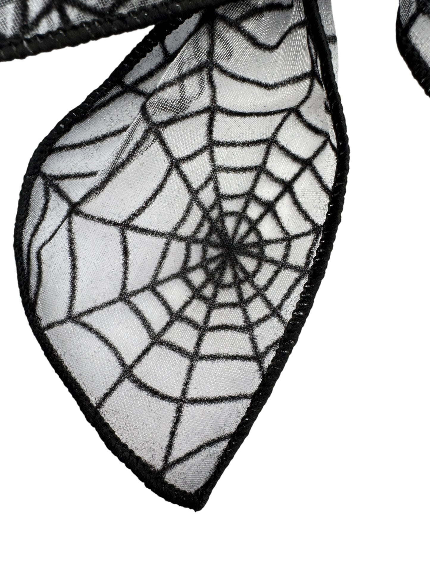 Spider Web Hair Bow – Large Halloween Bow for Girls
