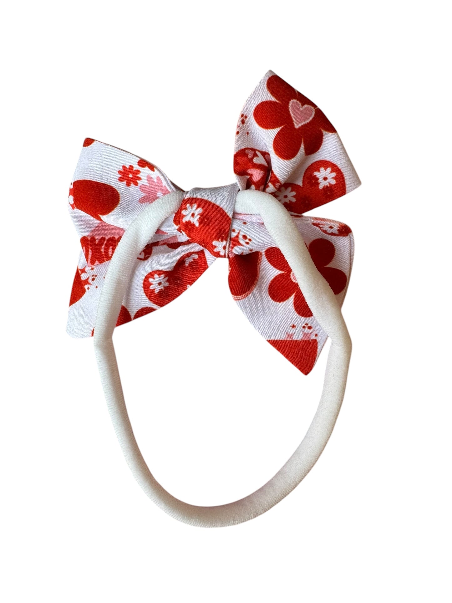 *Love and Hearts Hair Bows