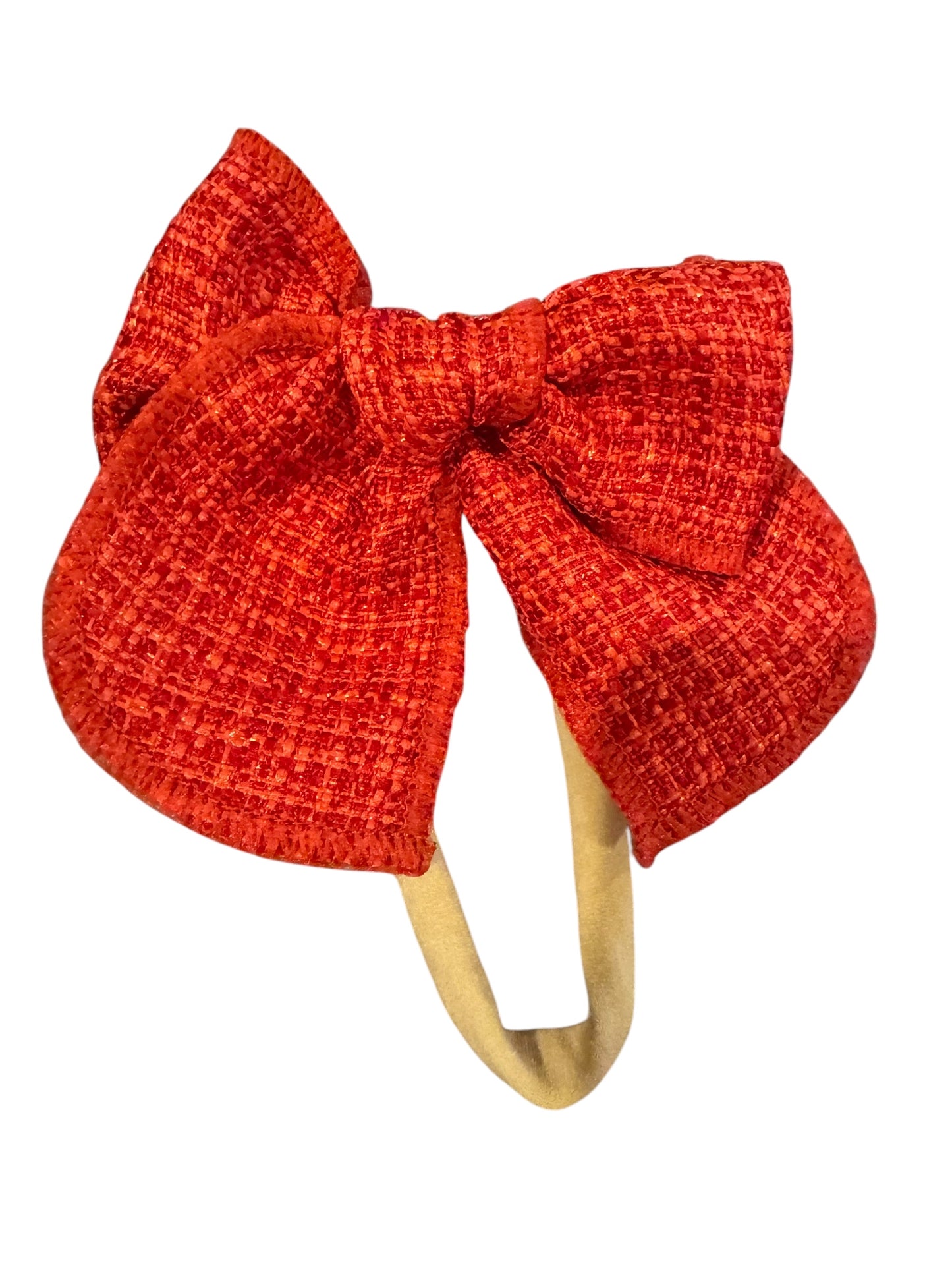 *Tweed Fable Hair Bows