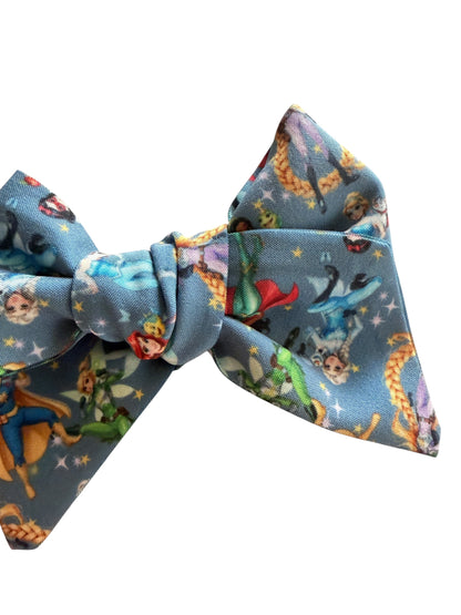 Superhero Princess Hair Bows for Girls