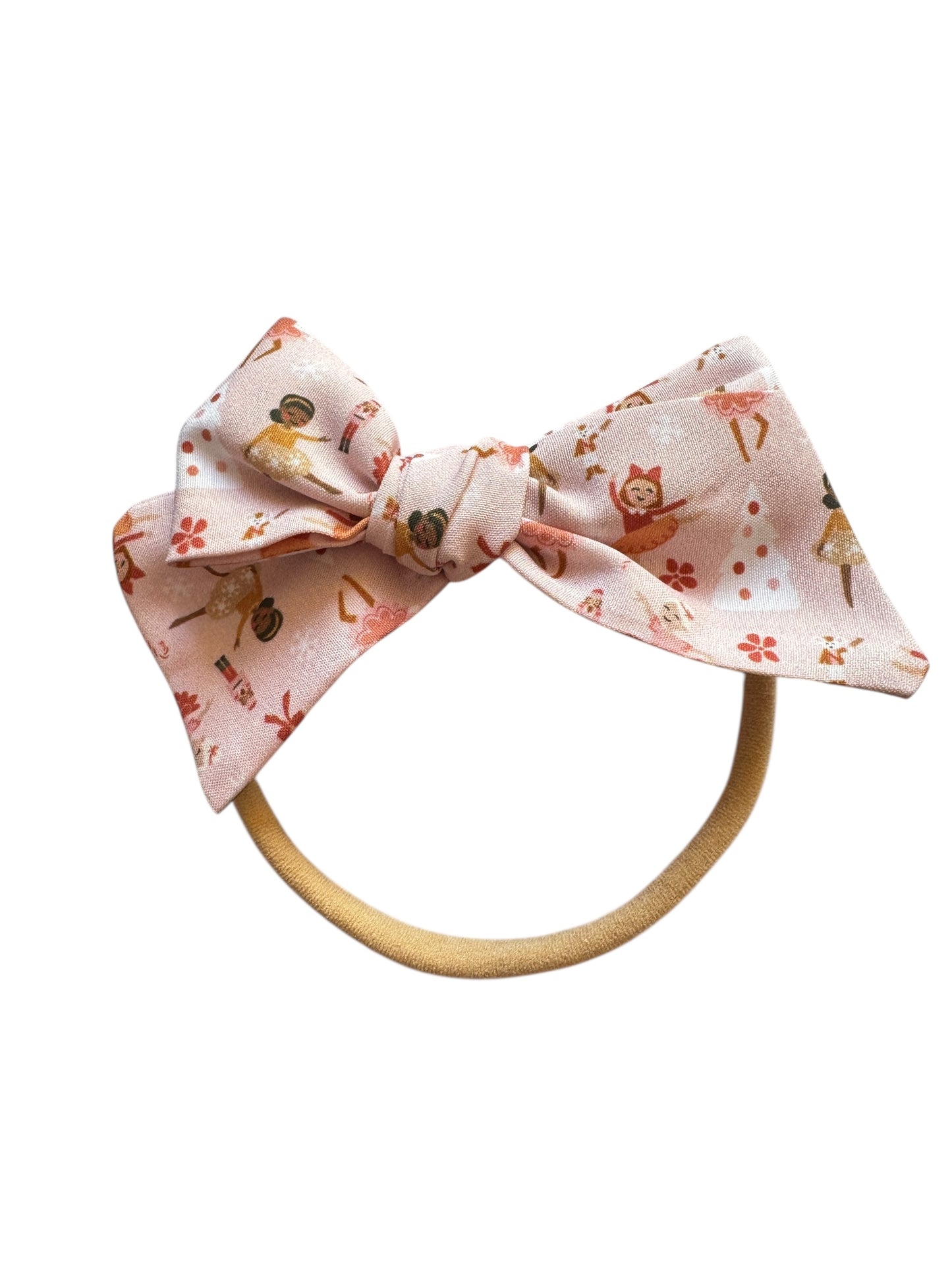 Pink Nutcracker Hair Bows - Perfect for Holiday Performances