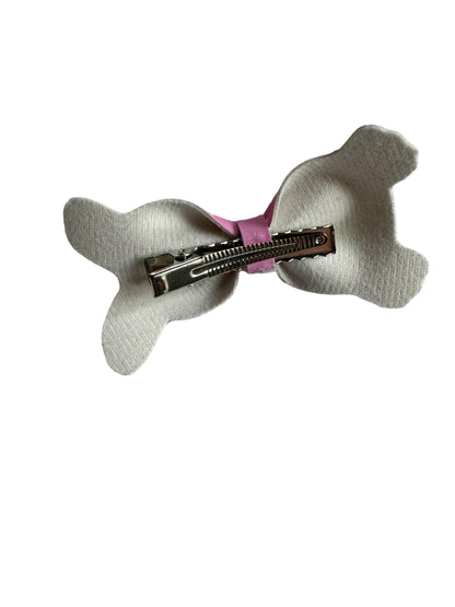 *Pink Bunny Faux Leather Bows