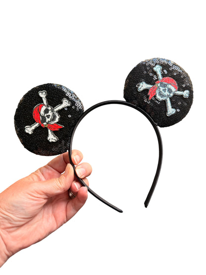 Pirate Mouse Ear Headband