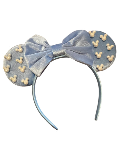 *Velvet and Pearl Mouse Ear Headband