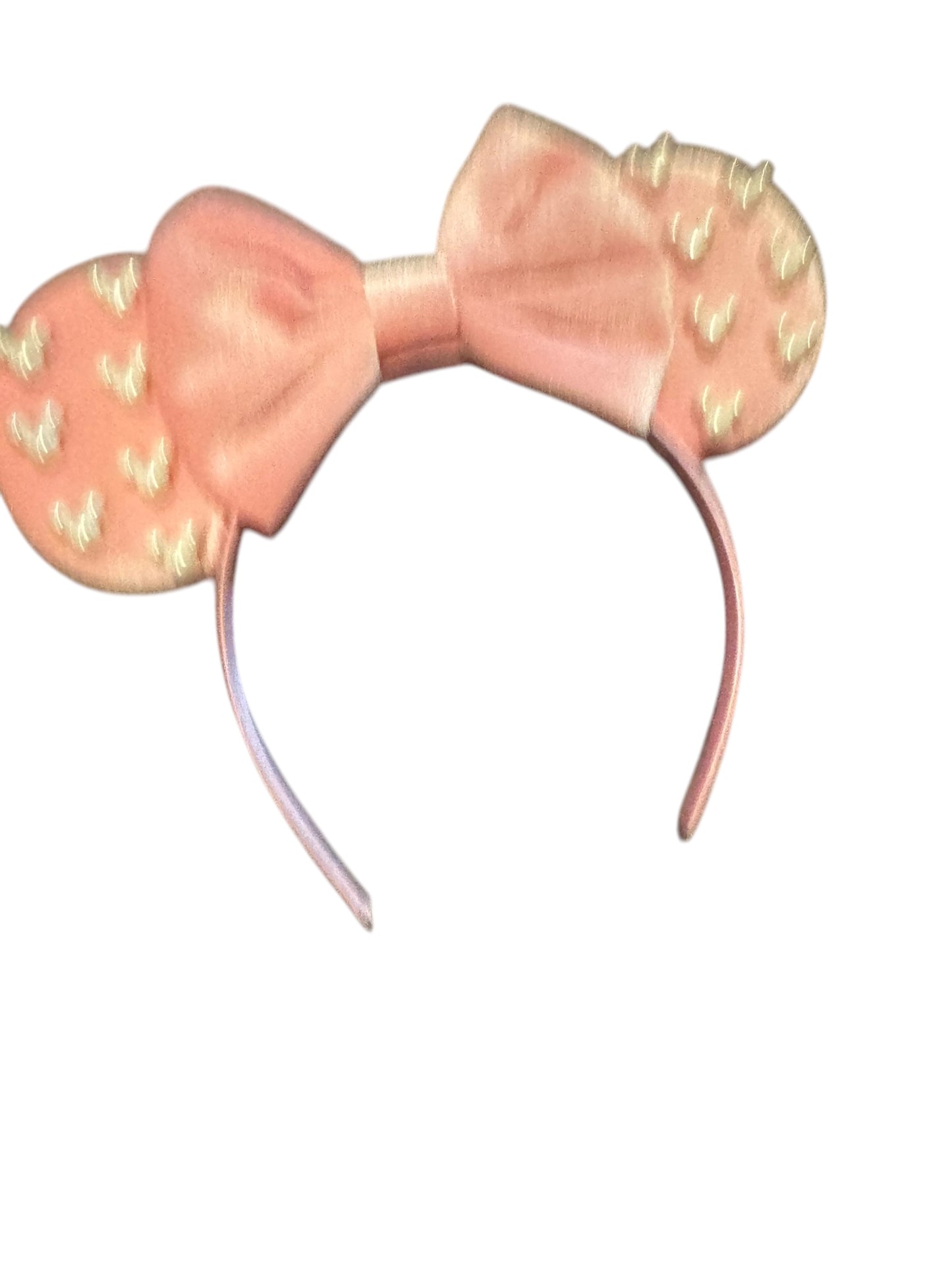 *Velvet and Pearl Mouse Ear Headband