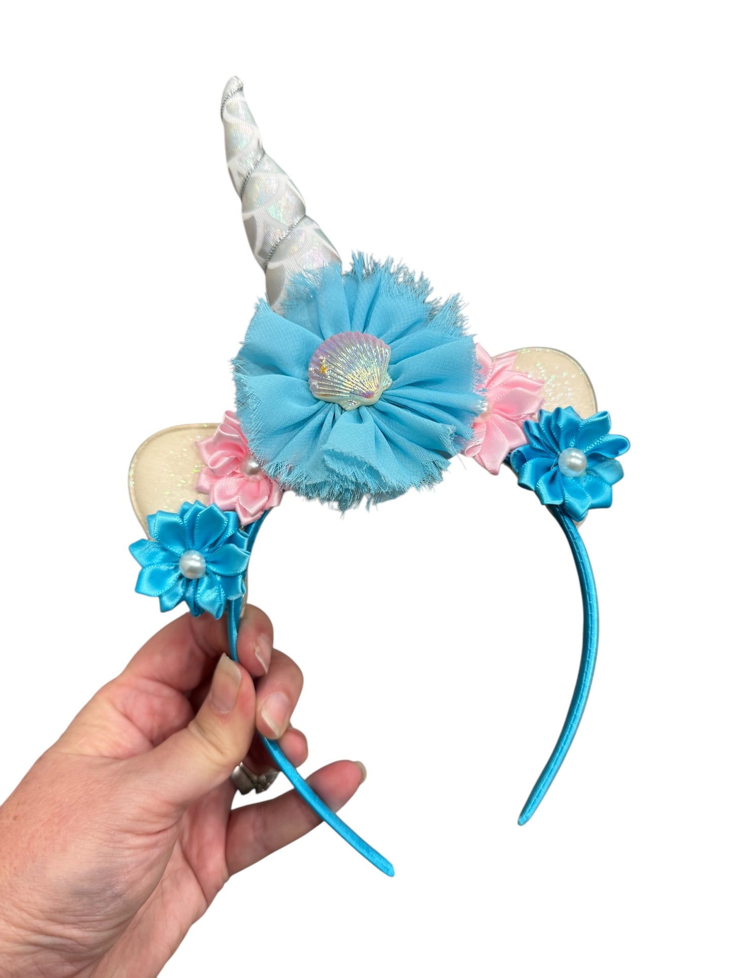 *Seashell Mermaid Unicorn Headband