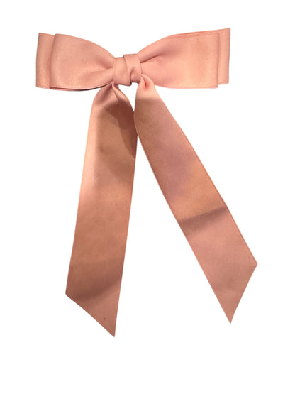 *Coquette Double Bow Satin Hair Bow