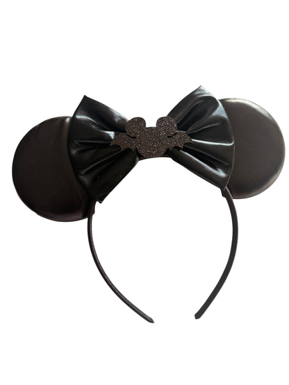Black Bat Halloween Mouse Ears Headband