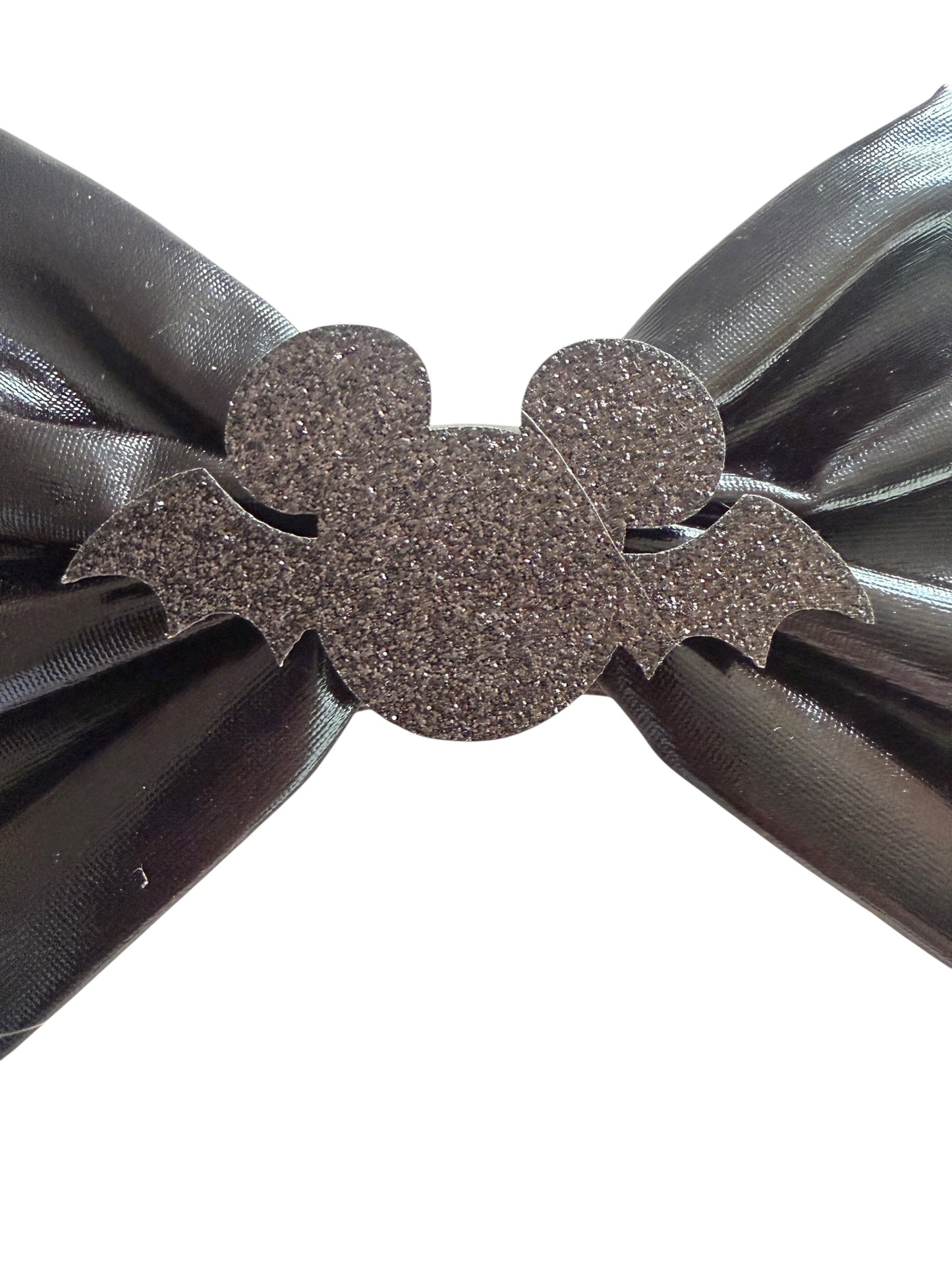 Black Bat Halloween Mouse Ears Headband