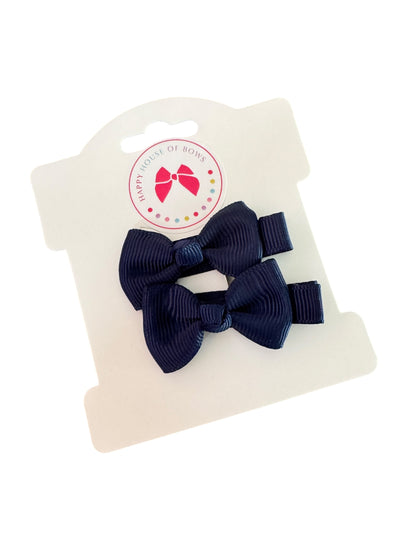 Mini Ribbon Baby Hair Clips - Tiny Bow Clips for Babies & Toddlers