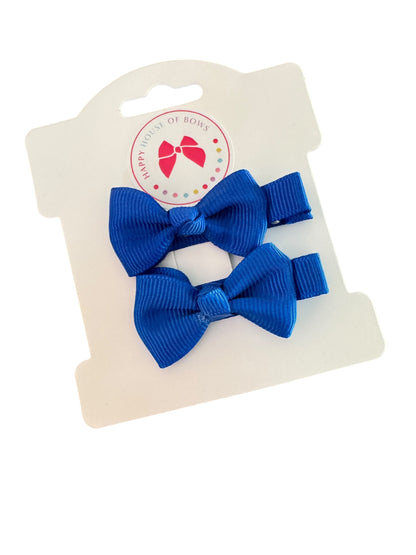 Mini Ribbon Baby Hair Clips - Tiny Bow Clips for Babies & Toddlers