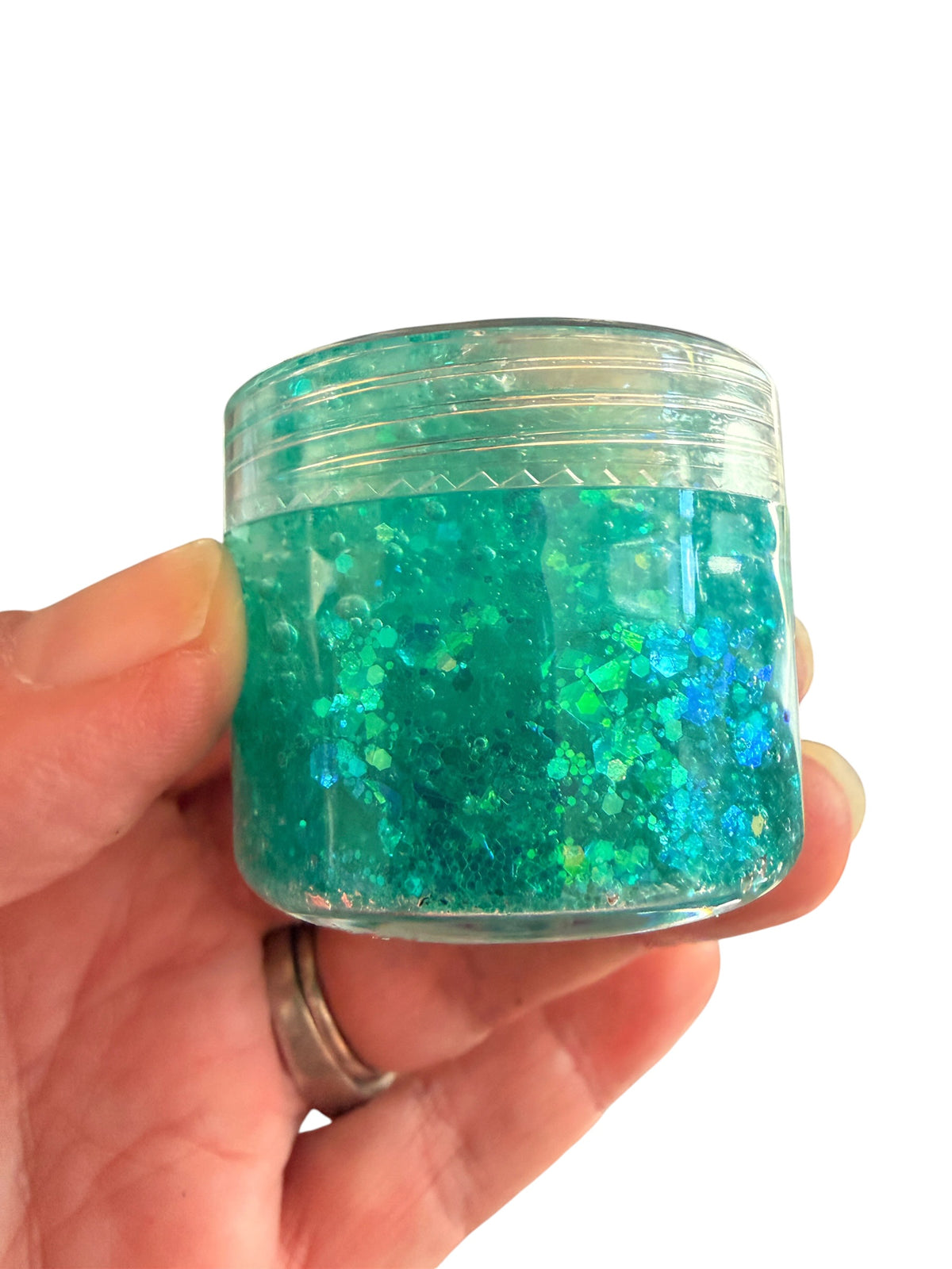 Aqua Green Mermaid Glitter Hair & Body Gel
