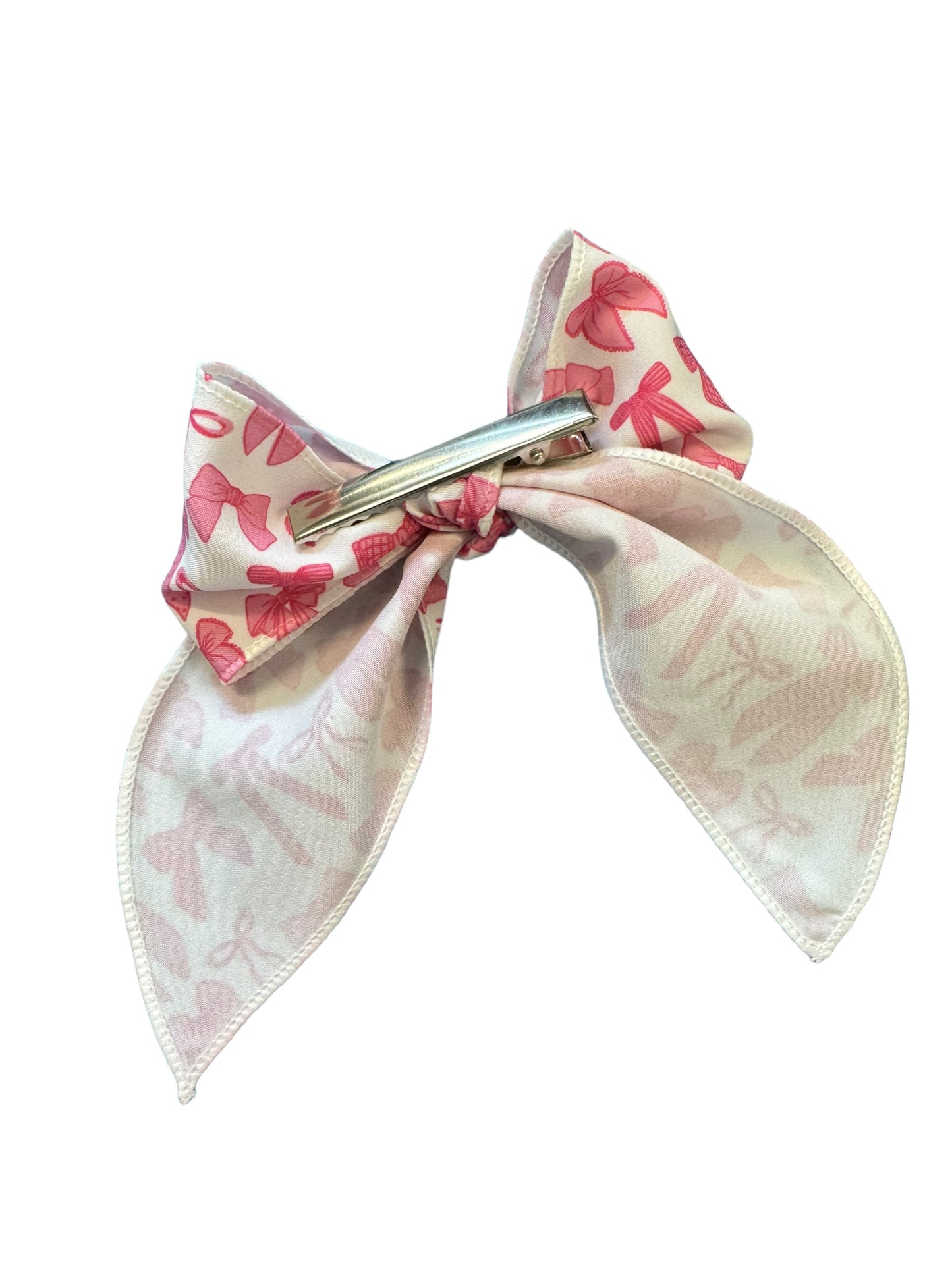 Bow Print Hair Bow