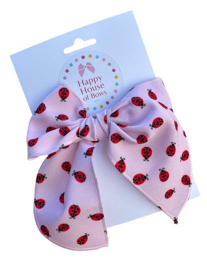 Ladybug Hair Bows