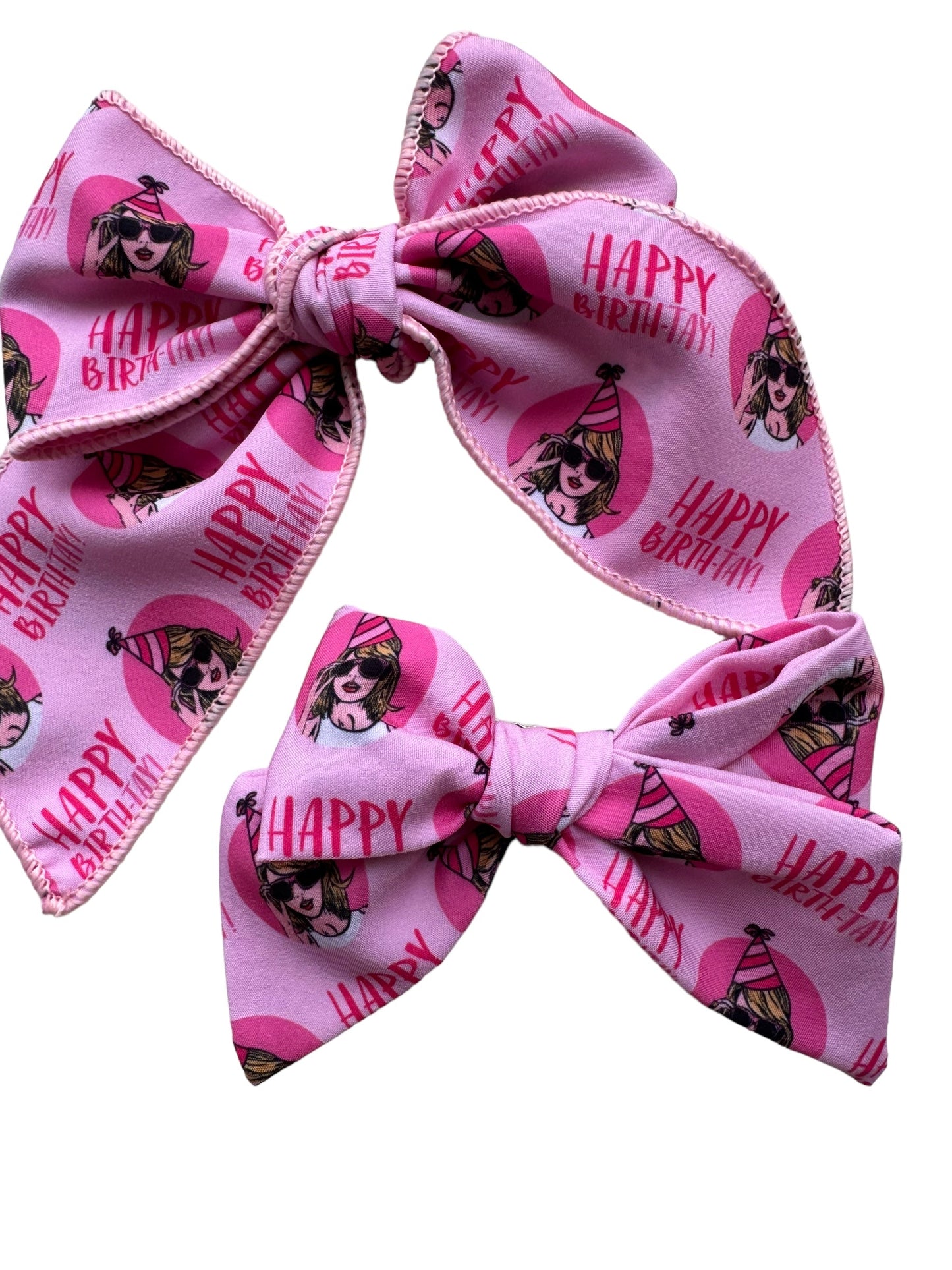 *Birth-tay Swiftie Hair Bows