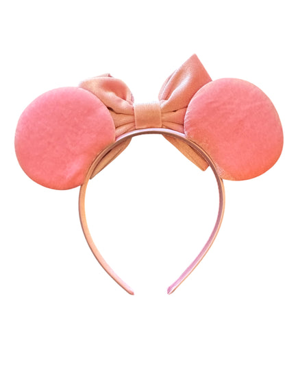 *Velvet and Pearl Mouse Ear Headband