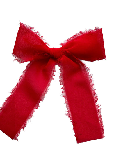 *Chiffon Long Tail Hair Bow