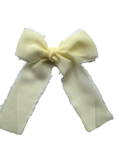 *Chiffon Long Tail Hair Bow