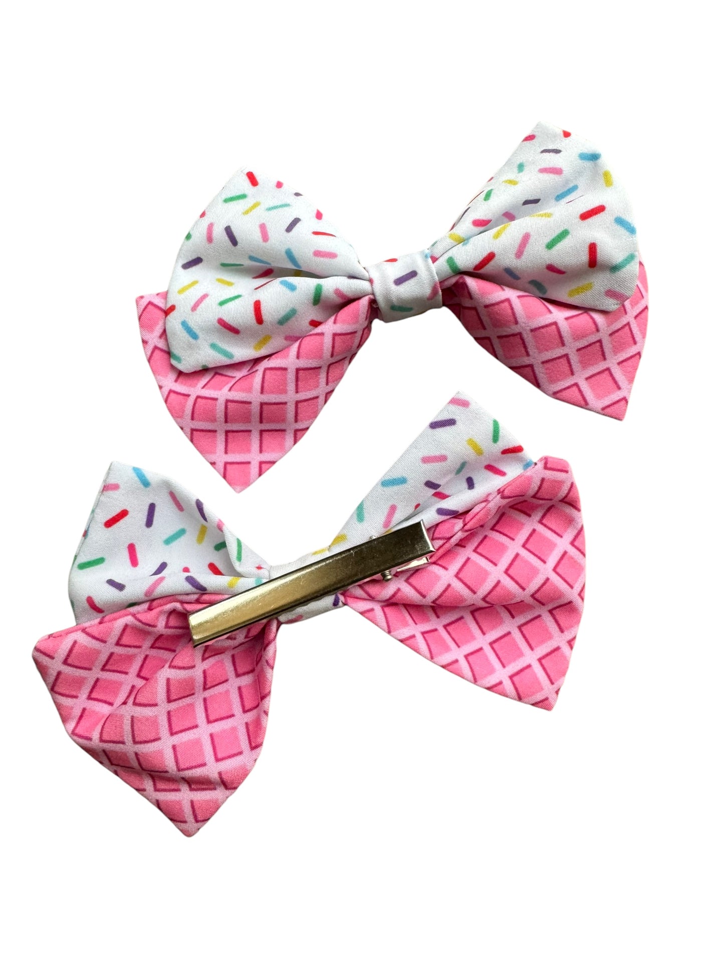 Ice Cream Hair Bows