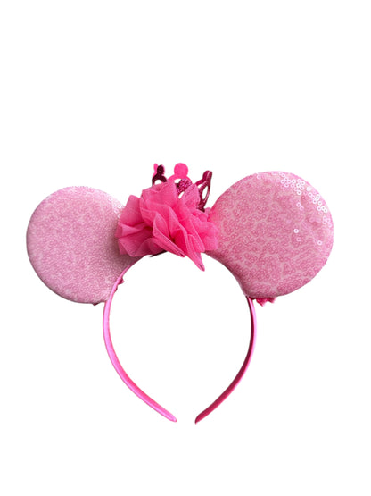 Perfect Pink Crown Princess Mouse Ear Headbands