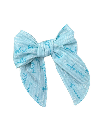 Mermaid Sayings Hair Bows