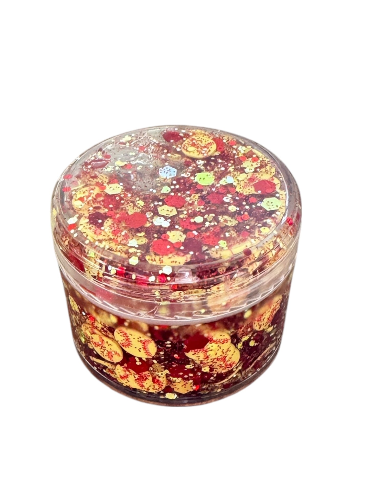 Softball Glitter Hair Gel - Sports Body Glitter for Game Day & Cheerleading