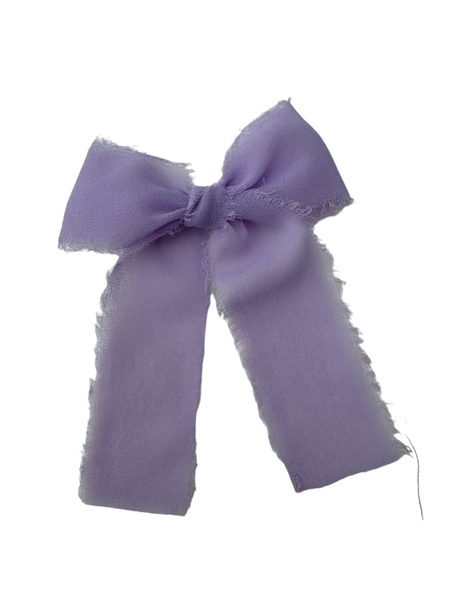 *Chiffon Long Tail Hair Bow