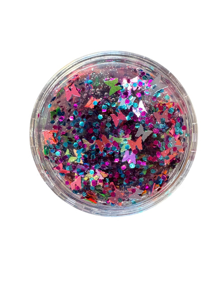 Butterfly Glitter Hair & Body Gel