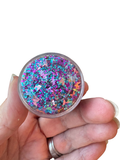 Butterfly Glitter Hair & Body Gel