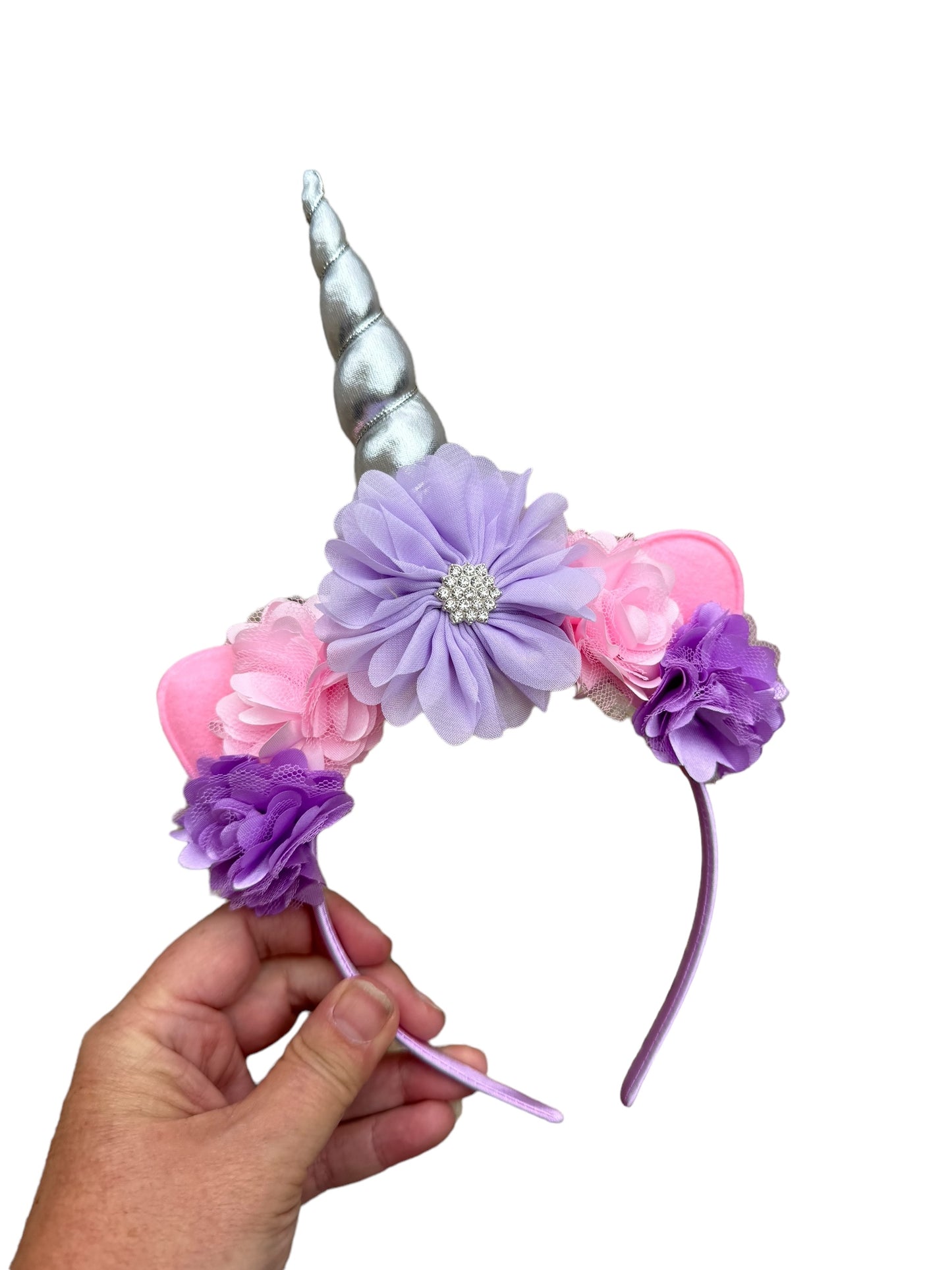 *Pink and Purple Unicorn Headband