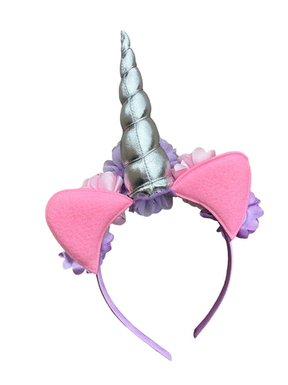 *Pink and Purple Unicorn Headband