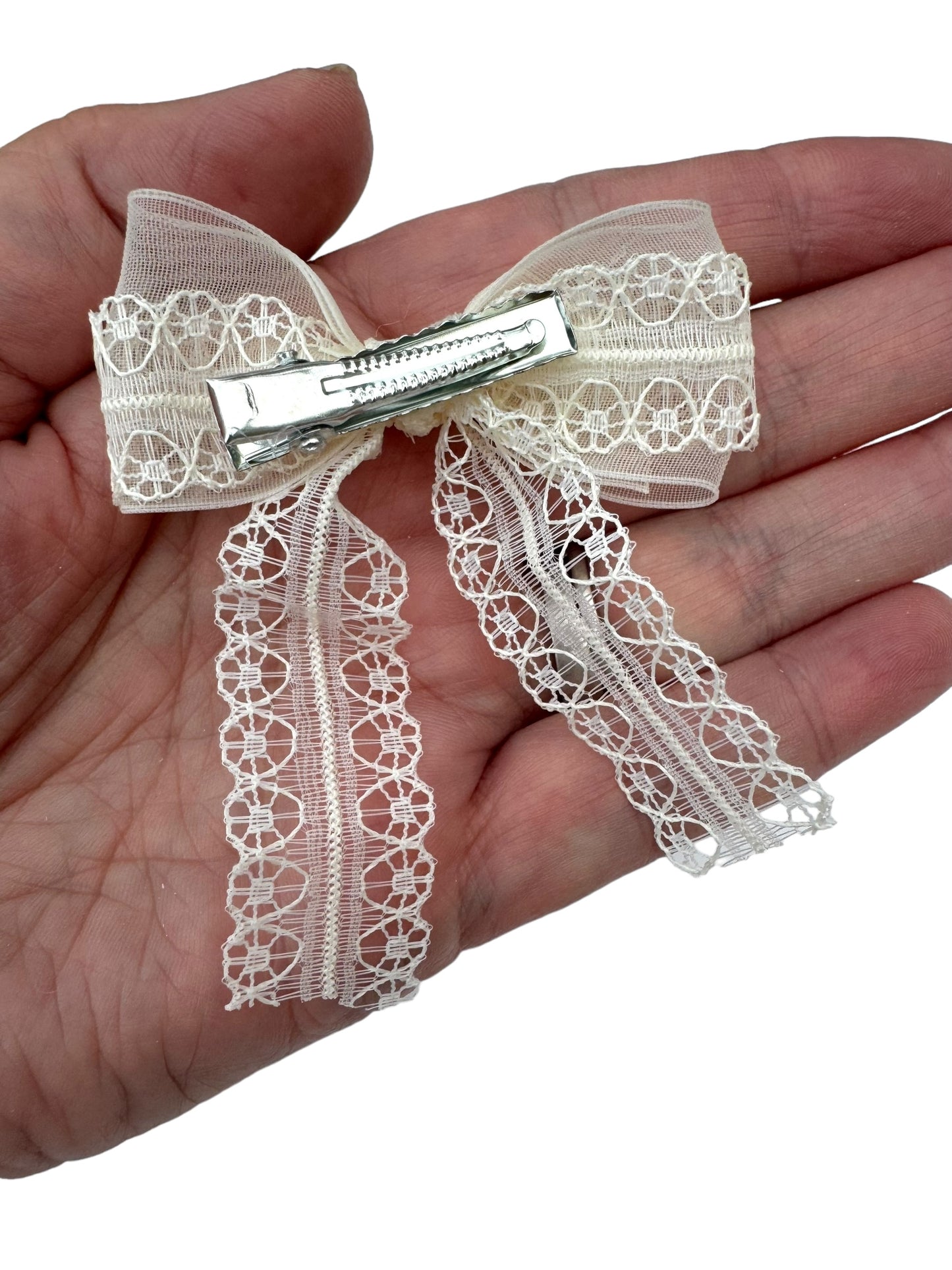 *Mini Lace Hair Bows