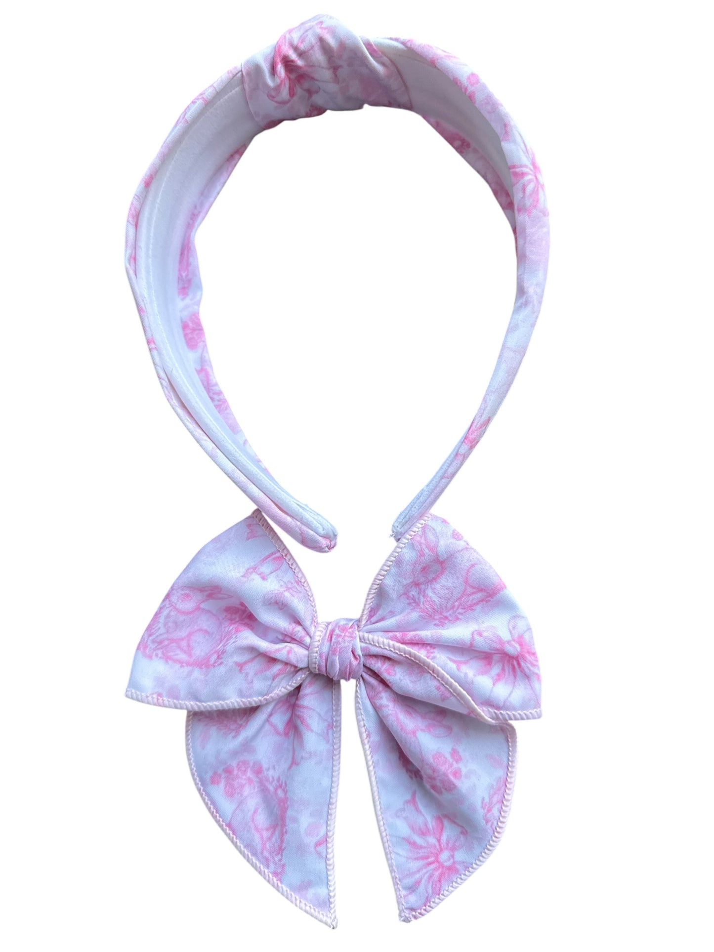 Pink Bunny Hair Bow for Girls - Easter Hair Clip