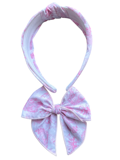 Pink Bunny Hair Bow for Girls - Easter Hair Clip