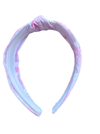 Pink Bunny Tie Knot Headband for Girls - Easter Headband