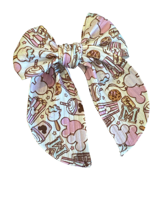 Mouse Snacks Hair Bows