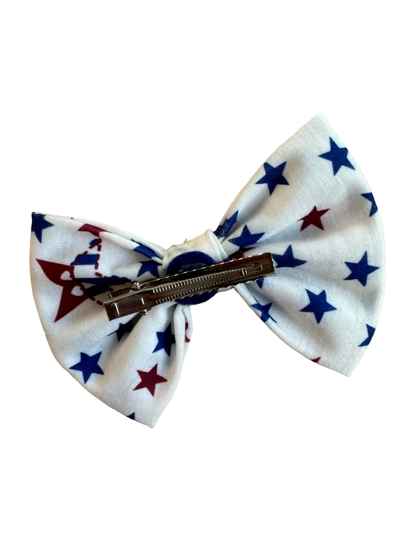 Patriotic Jersey Hair Bow