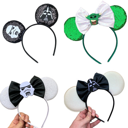 *Evil One Mouse Ear Headband